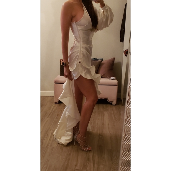 Bronx and Banco Monica Gown in White - Picture 5 of 12